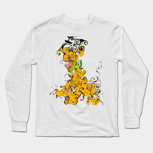 Tripping Pluto Long Sleeve T-Shirt by fatpuppyprod